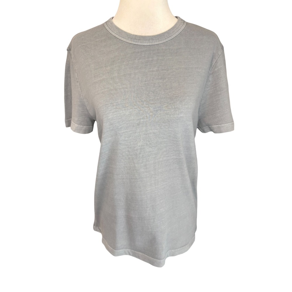 Madewell Womens NS581 Short Sleeve Crewneck Cotton T-Shirt Grey Size Small New